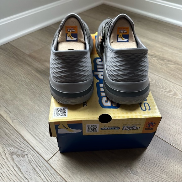 Skechers Men's Gray Casual Slip On Shoes - Picture 4 of 6
